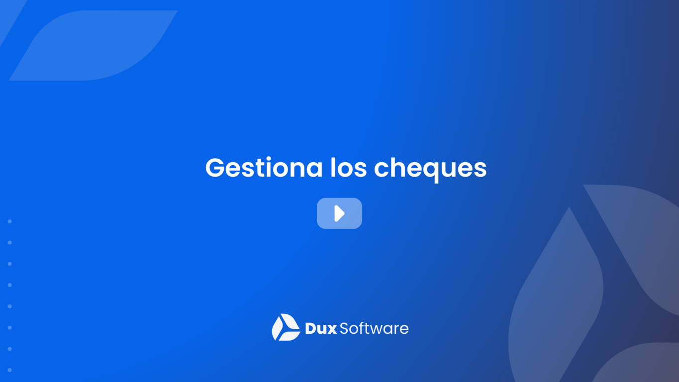 gestiona tus cheques